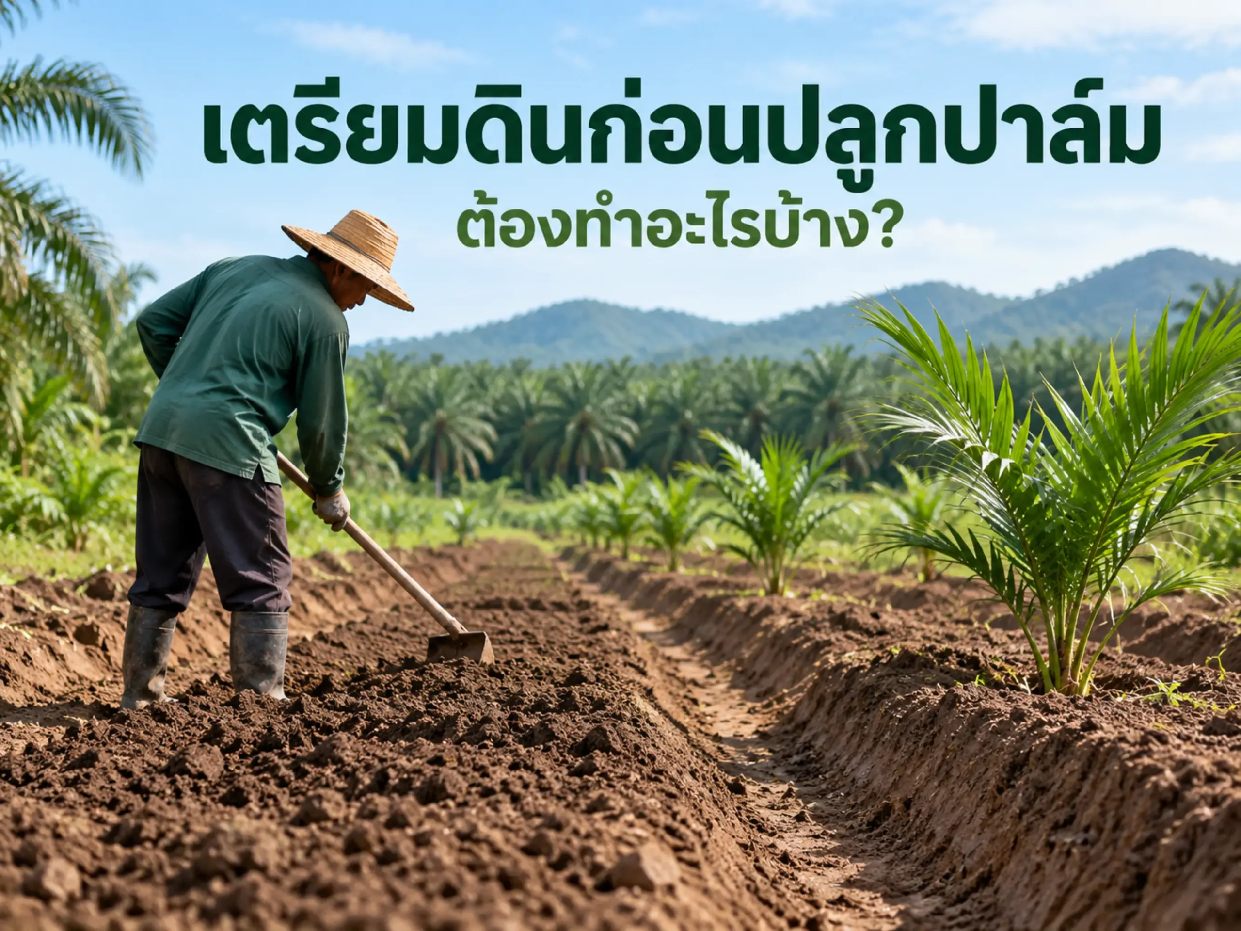 9035 soil preparation before planting oil palm Horizontal